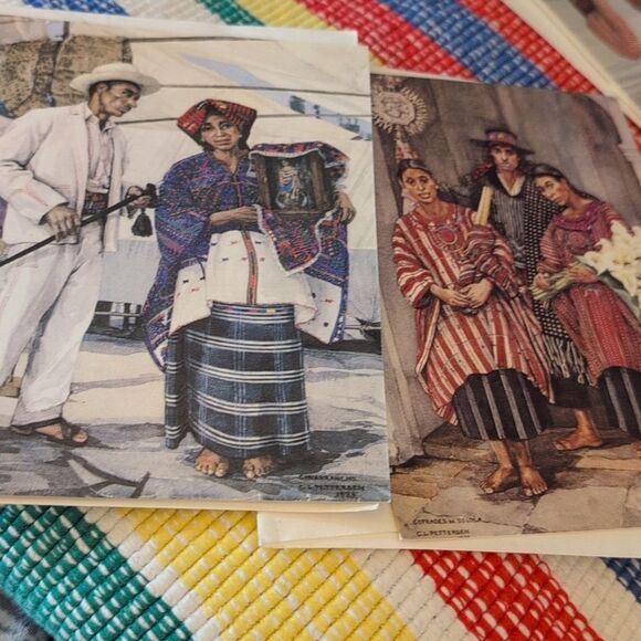 Vintage‎ Large Lot Of Made In Guatemala Cards NIP Set Of 11 - Picture 14 of 16